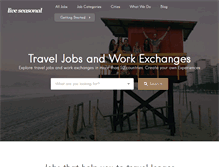 Tablet Screenshot of liveseasonal.com